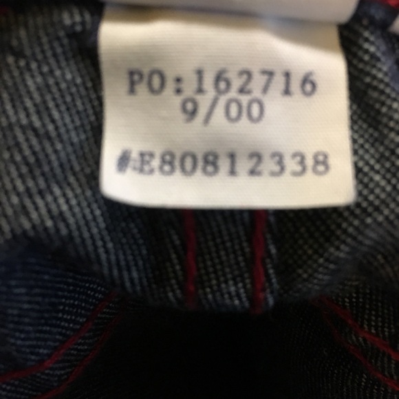 Tommy Hilfiger Size 10 red stitching vintage jeans - Picture 6 of 6